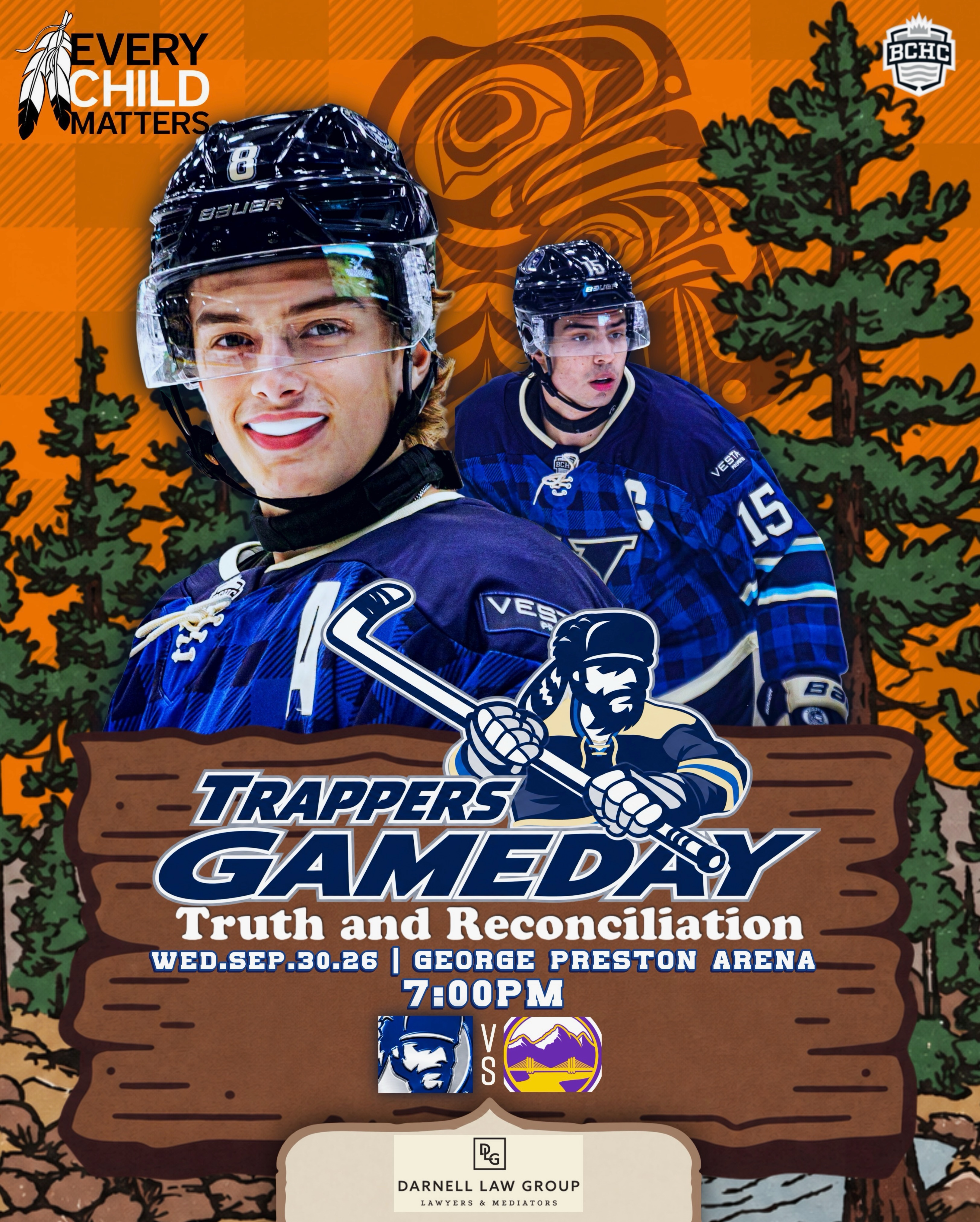 Langley Trappers Game Day!🚨🚨

Trappers take on the Port Coquitlam Trailblazers. 

📍George Preston Arena 
🕕7:05pm
🎟️ @showpassevents 
📺 @flohockey 

Go TRAPPERS Go!

#defendthefort #rolltrapps #trapphouse